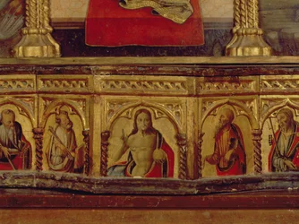 Christ with St. Peter and St. Paul (detail)